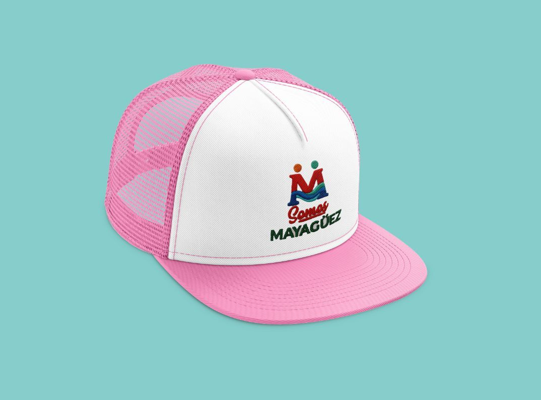 Gorra trucker (Rosada)